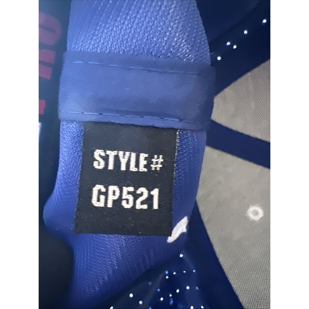 VTG The Game Pro Embroidered N Baseball Hat Fitted Blue White GP521 S Flex Fit - Picture 7 of 7